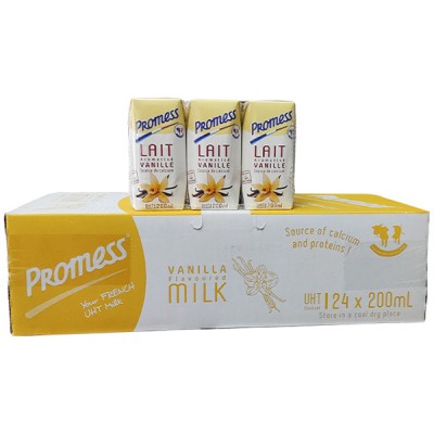 Sữa tươi Promess Pháp vị Vani hộp 200ml