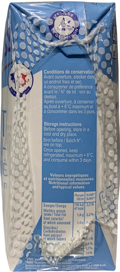 Sữa tươi Promess Pháp Ít béo hộp 200ml