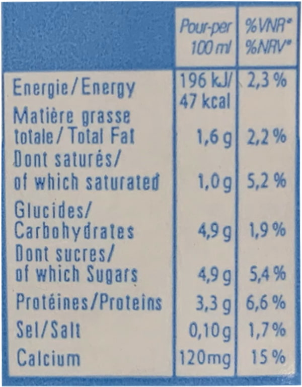 Sữa tươi Promess Pháp Ít béo hộp 200ml