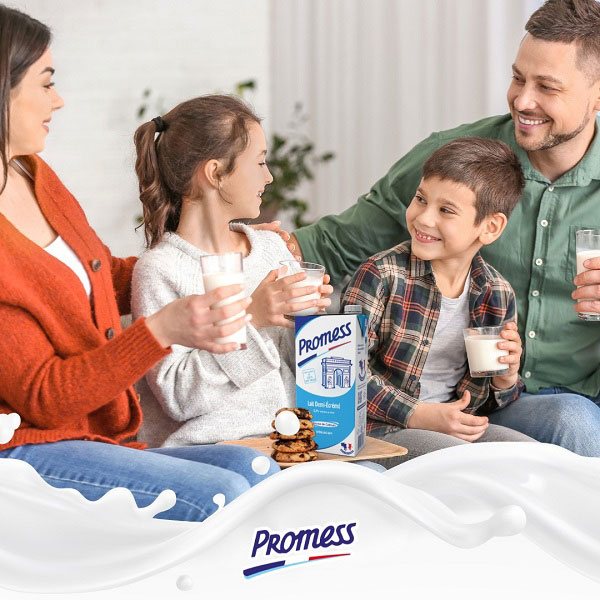 Sữa tươi Promess ít béo hộp 1 Lít