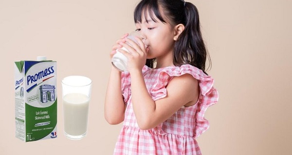 Sữa tươi Promess Pháp không béo hộp 1 Lít