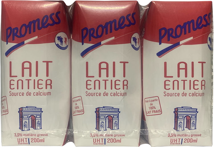 Sữa tươi Promess Pháp Nguyên kem hộp 200ml