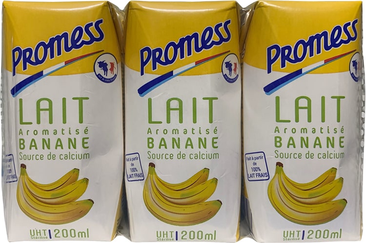 Sữa tươi Promess Pháp vị Chuối hộp 200ml