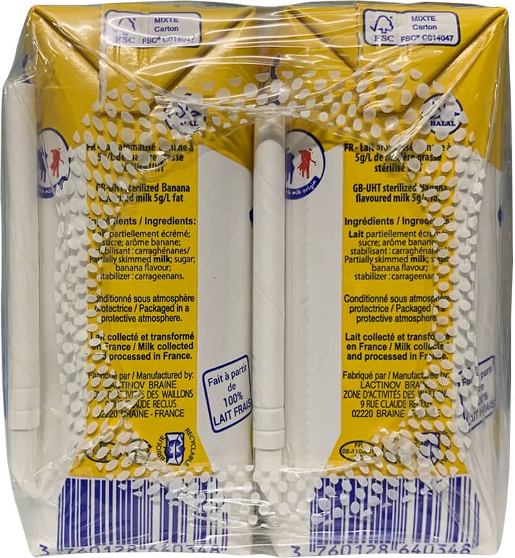 Sữa tươi Promess Pháp vị Chuối hộp 200ml