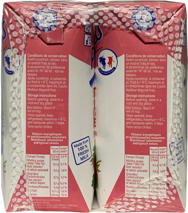 Sữa tươi Promess Pháp vị Dâu hộp 200ml