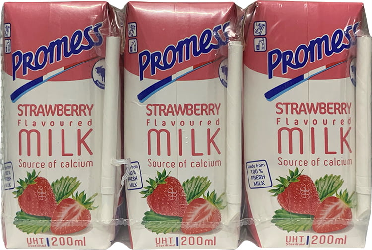 Sữa tươi Promess Pháp vị Dâu hộp 200ml
