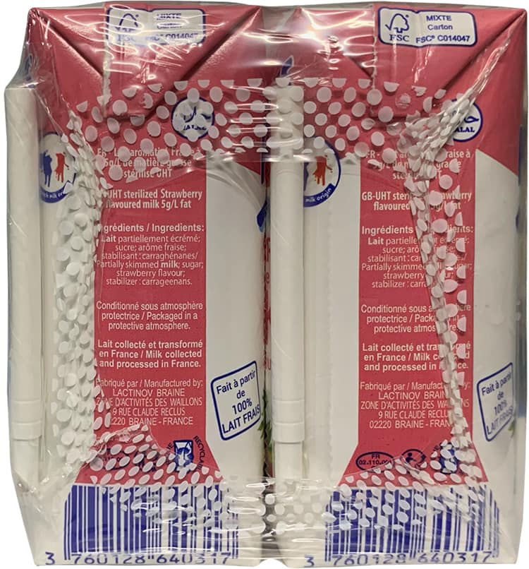 Sữa tươi Promess Pháp vị Dâu hộp 200ml