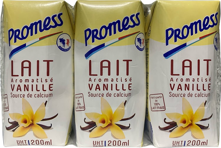 Sữa tươi Promess Pháp vị Vani hộp 200ml