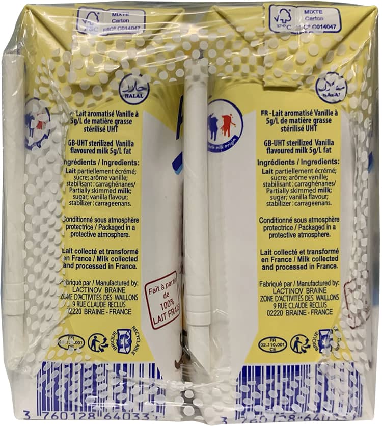 Sữa tươi Promess Pháp vị Vani hộp 200ml