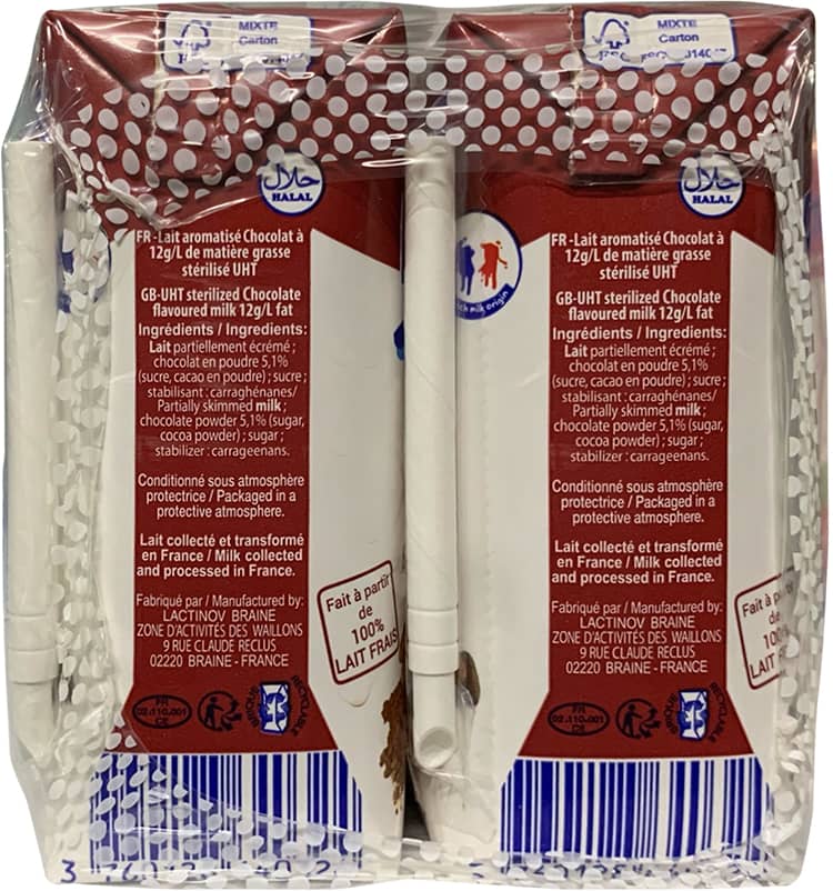 Sữa tươi Promess Pháp vị Socola hộp 200ml