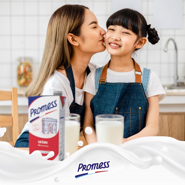 preview sữa tươi Promess pháp