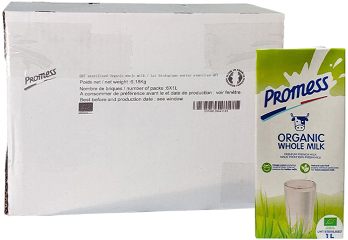 Sữa tươi Pháp Promess không đường