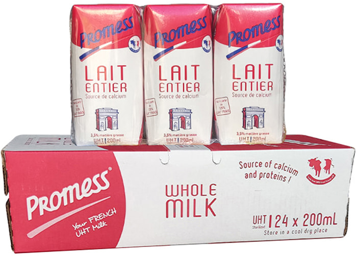 Sữa tươi Pháp Promess không đường